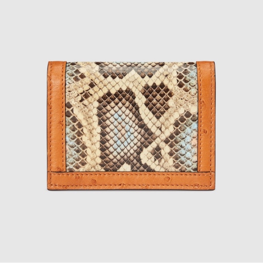 Authentic Gucci Diana Python Card Case Wallet - Picture 2 of 5